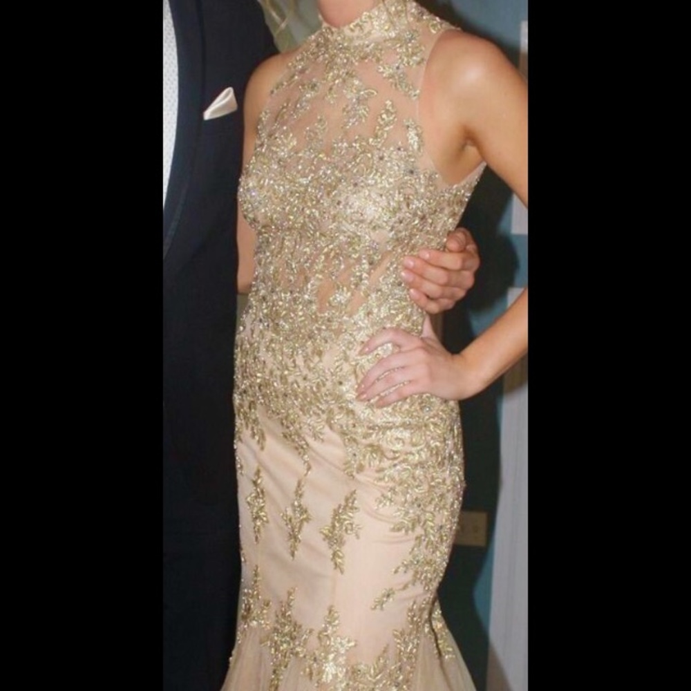 Gold Prom Dress